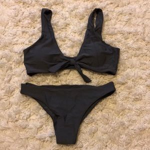*NWT* ROMWE Gray Bikini